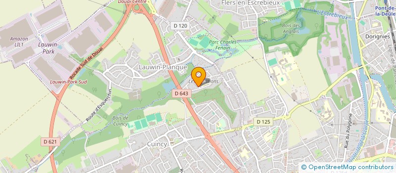 localisation de l'entreprise MADAME AUDREY AREIAS  CUINCY