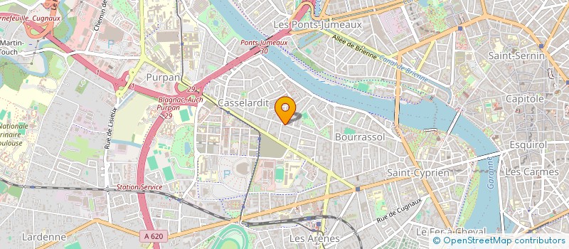 localisation de l'entreprise MADAME AUDREY ARRIVETX à TOULOUSE