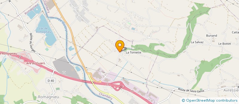 localisation de l'entreprise MADAME AUDREY ASTIER  LE PONT DE BEAUVOISIN