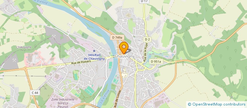 localisation de l'entreprise MADAME AUDREY ATTINA  CHAUVIGNY