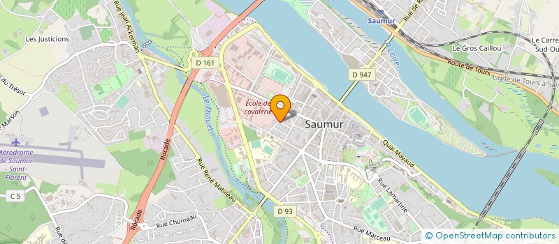 localisation de l'entreprise MADAME AUDREY AUDINEAU  SAUMUR