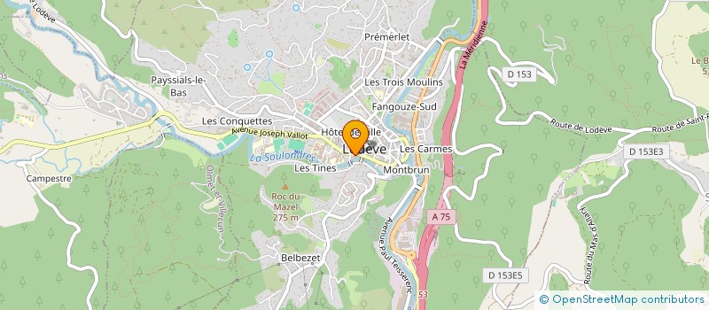 localisation de l'entreprise MADAME AUDREY AUDREY VIADER  LODEVE