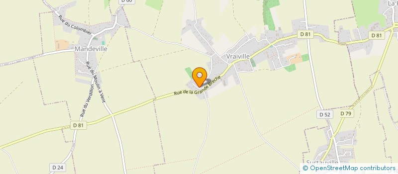 localisation de l'entreprise MADAME AUDREY AUFFRAY  VRAIVILLE