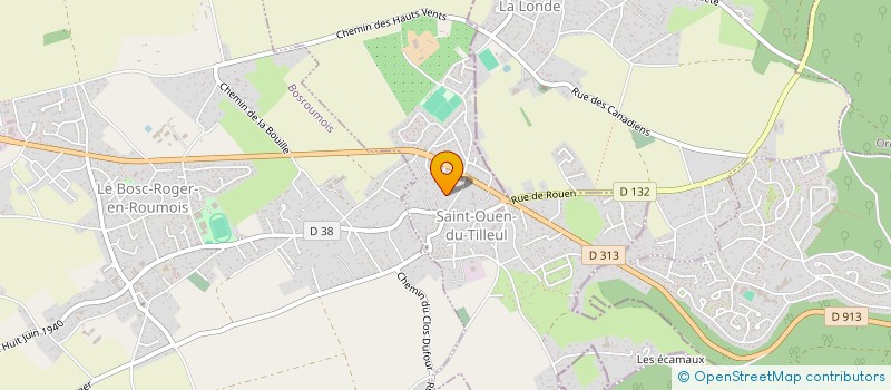 localisation de l'entreprise MADAME AUDREY AUJOULAT  SAINT-OUEN-DU-TILLEUL