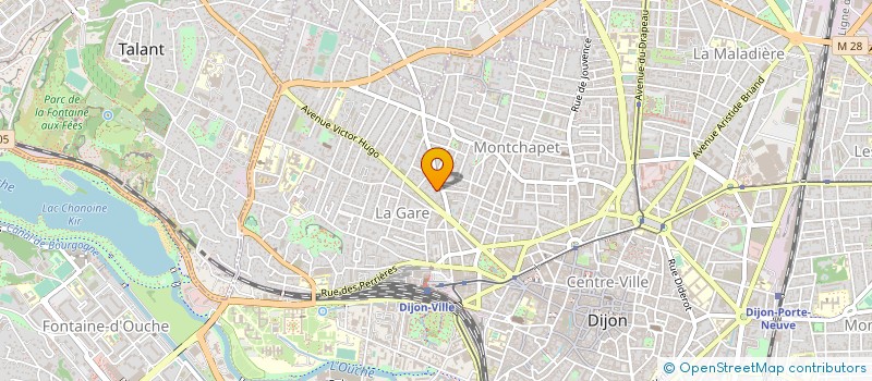localisation de l'entreprise MADAME AUDREY AURORE PRIEUR  DIJON