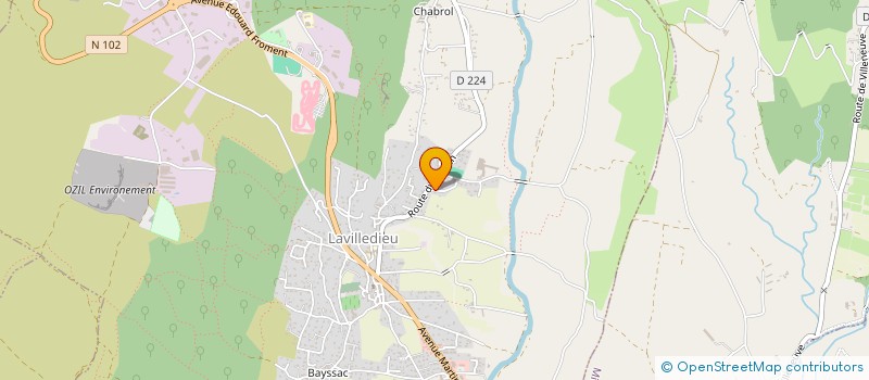 localisation de l'entreprise MADAME AUDREY AUZAS  LAVILLEDIEU