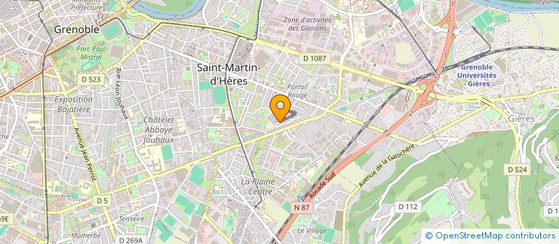 localisation de l'entreprise MADAME AUDREY AVILES  SAINT-MARTIN-D'HERES