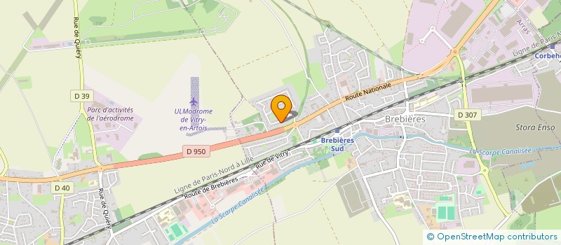 localisation de l'entreprise MADAME AUDREY BACQUET  BREBIERES