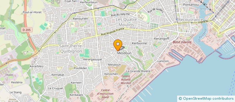 localisation de l'entreprise MADAME AUDREY BAGNIS à BREST
