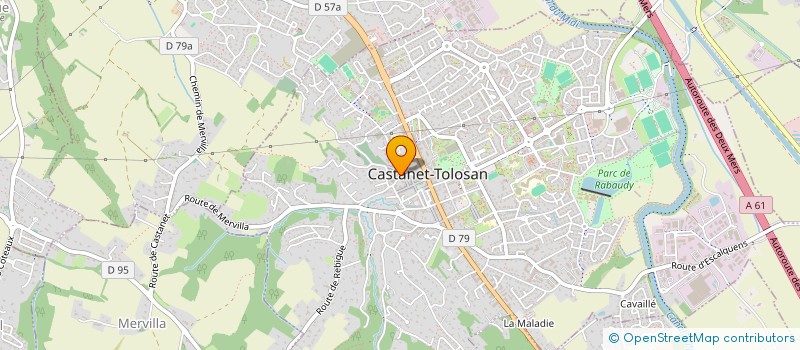 localisation de l'entreprise MADAME AUDREY BAILLOU à CASTANET-TOLOSAN