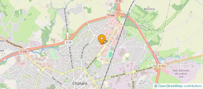 localisation de l'entreprise MADAME AUDREY BALAVOINE à CHALLANS