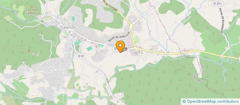 localisation de l'entreprise MADAME AUDREY BALDANZA  LES ARCS