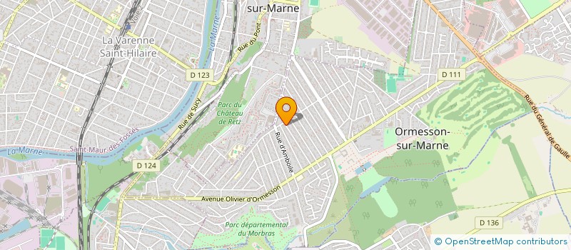 localisation de l'entreprise MADAME AUDREY BALDARES à ORMESSON-SUR-MARNE