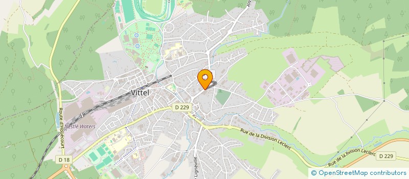 localisation de l'entreprise MADAME AUDREY BALGA  VITTEL