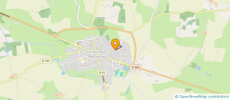 localisation de l'entreprise MADAME AUDREY BALLIERE  VAL D'ERDRE-AUXENCE