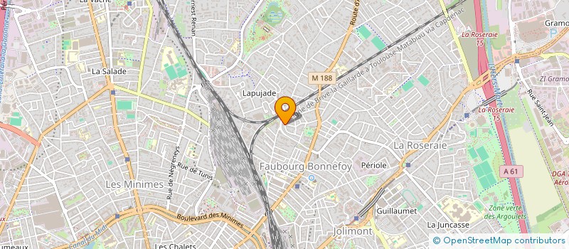 localisation de l'entreprise MADAME AUDREY BARANTHOL  TOULOUSE