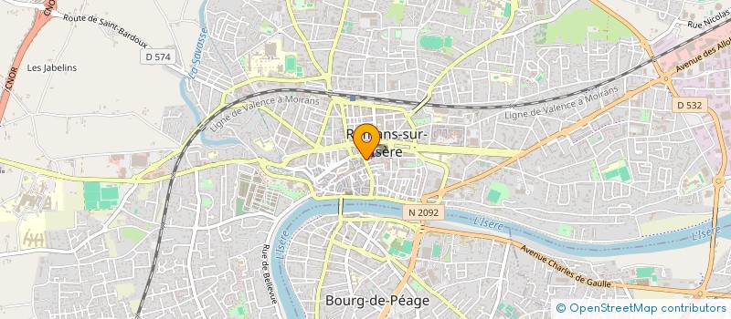 localisation de l'entreprise MADAME AUDREY BARBIER  ROMANS-SUR-ISERE