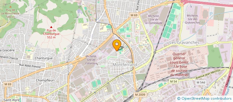 localisation de l'entreprise MADAME AUDREY BARBOIS  CLERMONT-FERRAND