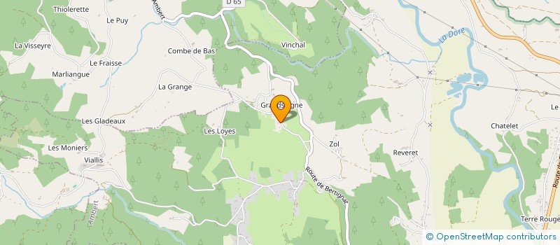 localisation de l'entreprise MADAME AUDREY BARGE à AMBERT