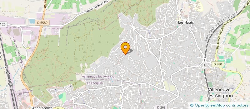localisation de l'entreprise MADAME AUDREY BARTHELEMY  VILLENEUVE-LES-AVIGNON