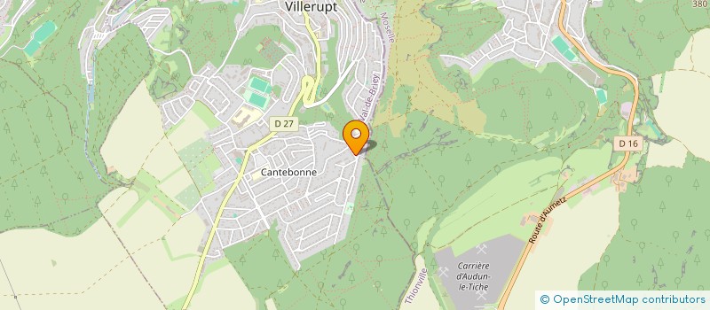 localisation de l'entreprise MADAME AUDREY BARTZ  VILLERUPT