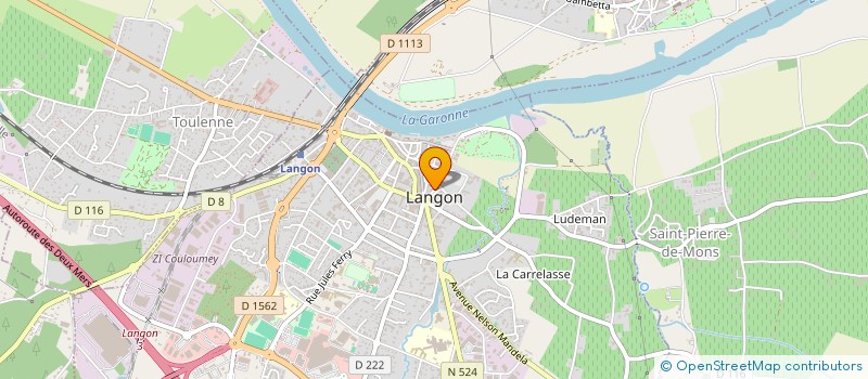 localisation de l'entreprise MADAME AUDREY BATAILLE à LANGON