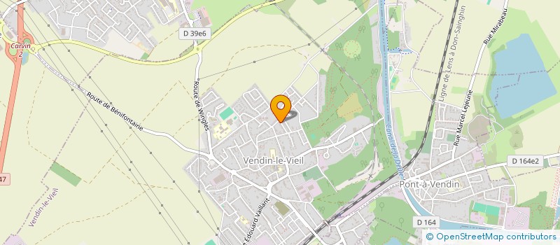 localisation de l'entreprise MADAME AUDREY BAUDEL  VENDIN-LE-VIEIL