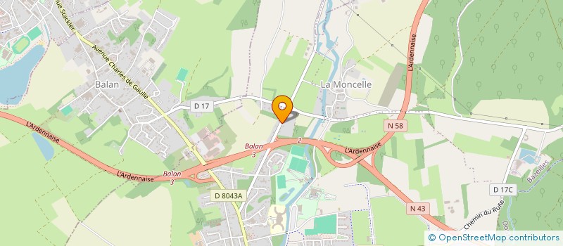 localisation de l'entreprise MADAME AUDREY BAUDET  BAZEILLES