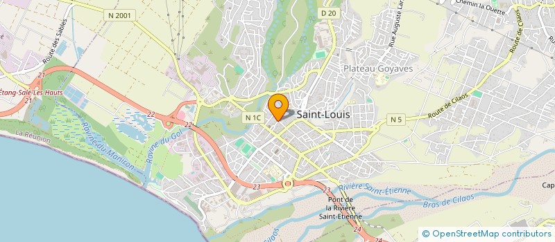 localisation de l'entreprise MADAME AUDREY BAUDOUIN à SAINT-LOUIS
