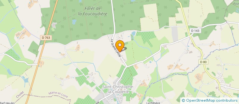 localisation de l'entreprise MADAME AUDREY BAUDOUIN  OREE-D'ANJOU