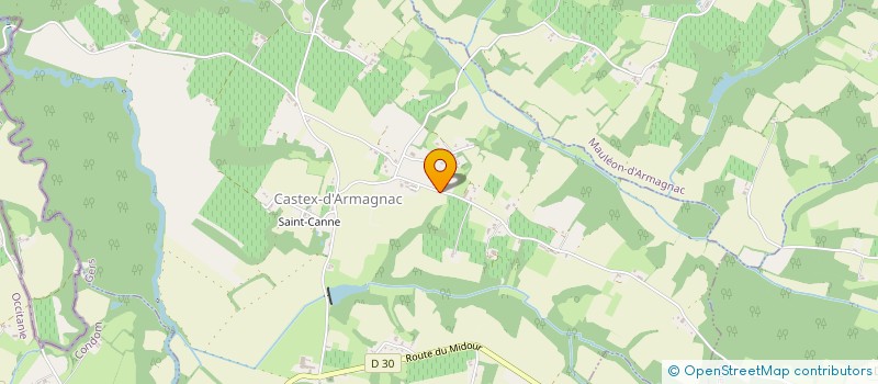 localisation de l'entreprise MADAME AUDREY BAUDUIN  CASTEX-D'ARMAGNAC