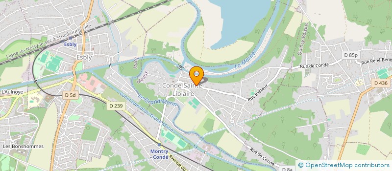 localisation de l'entreprise MADAME AUDREY BAUDUIN  CONDE-SAINTE-LIBIAIRE