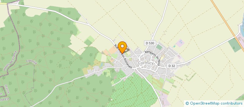 localisation de l'entreprise MADAME AUDREY BAUDVIN  CORMICY