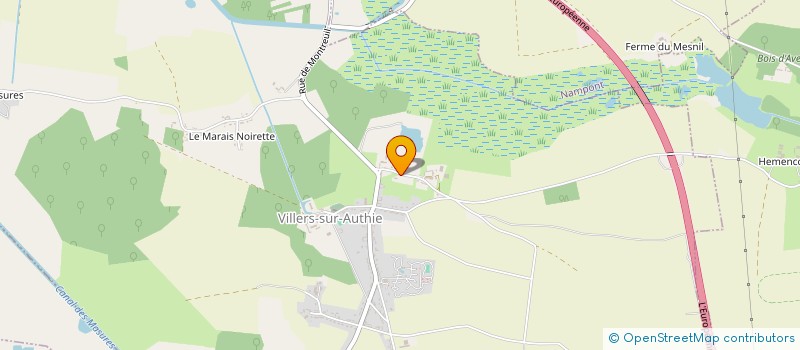 localisation de l'entreprise MADAME AUDREY BEAUDOUIN à VILLERS-SUR-AUTHIE