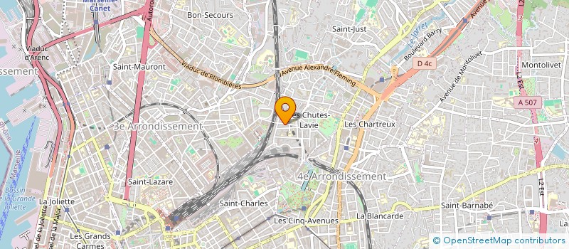 localisation de l'entreprise MADAME AUDREY BECCARIA à MARSEILLE