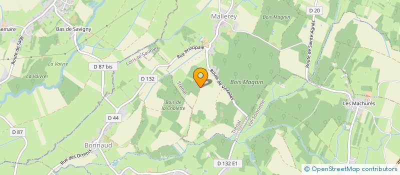 localisation de l'entreprise MADAME AUDREY BEGLIA  TRENAL