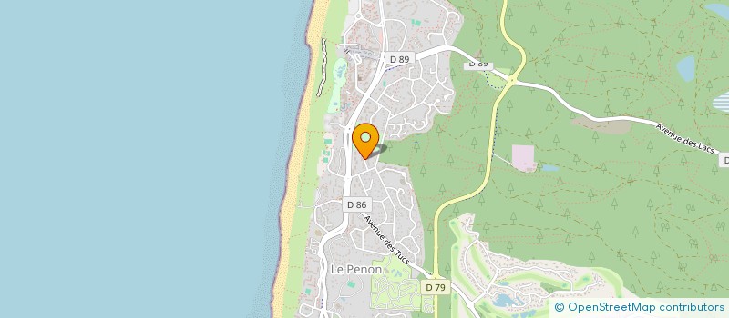 localisation de l'entreprise MADAME AUDREY BEGUE  SEIGNOSSE