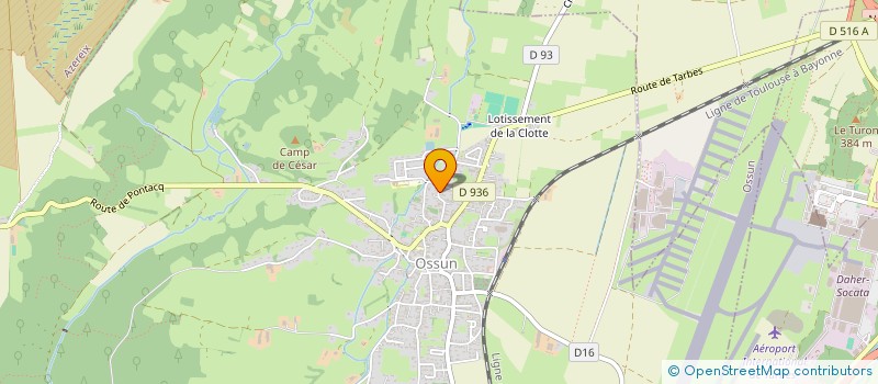 localisation de l'entreprise MADAME AUDREY BEJOTTES  OSSUN