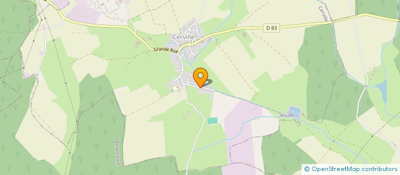 localisation de l'entreprise MADAME AUDREY BEL  CERVILLE