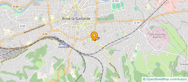 localisation de l'entreprise MADAME AUDREY BELIN à BRIVE-LA-GAILLARDE