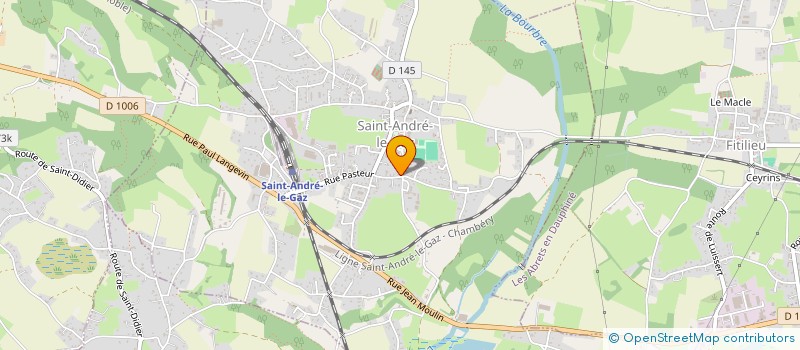 localisation de l'entreprise MADAME AUDREY BELMONT  LES ABRETS-EN-DAUPHINE