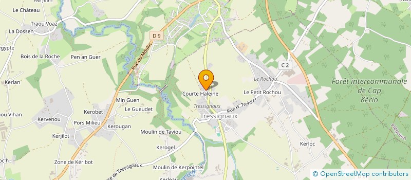localisation de l'entreprise MADAME AUDREY BELOT à TRESSIGNAUX