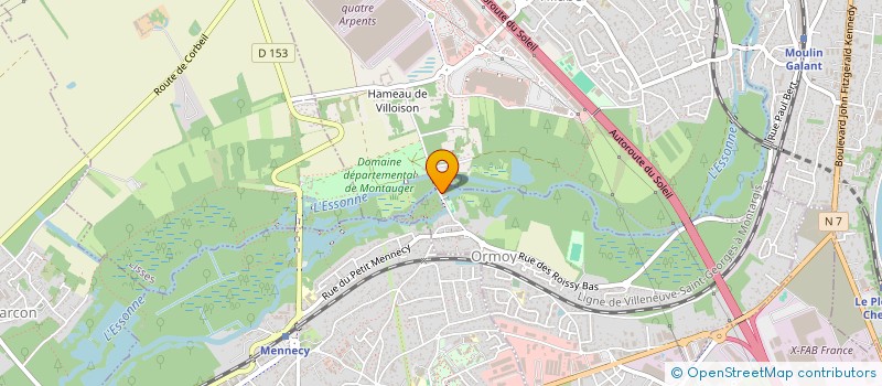 localisation de l'entreprise MADAME AUDREY BENCHIMOL  ORMOY