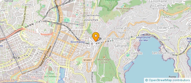 localisation de l'entreprise MADAME AUDREY BENINI  NICE