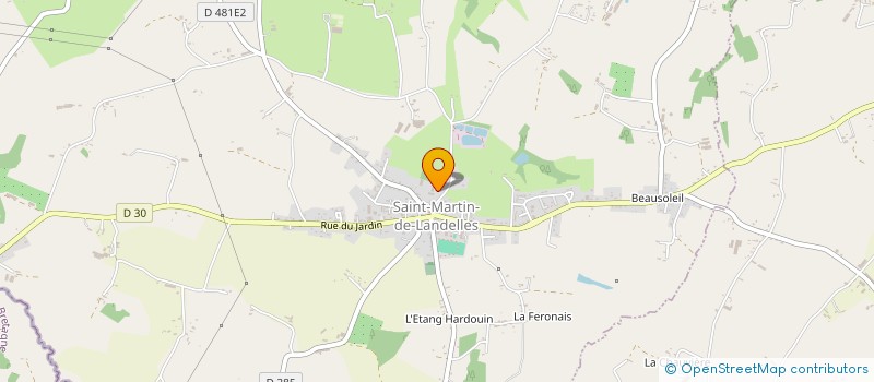 localisation de l'entreprise MADAME AUDREY BENOIT  SAINT-BRICE-DE-LANDELLES