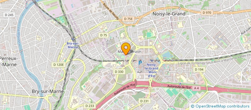 localisation de l'entreprise MADAME AUDREY BERNARD  NOISY-LE-GRAND