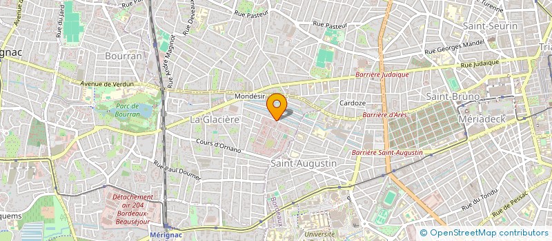 localisation de l'entreprise MADAME AUDREY BERTON  MERIGNAC