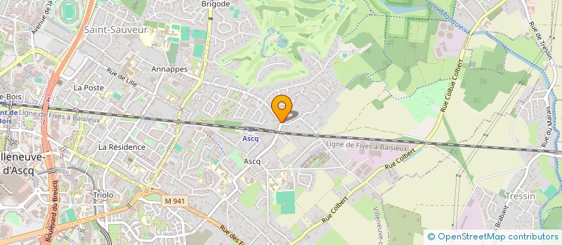 localisation de l'entreprise MADAME AUDREY BESEGHER  ELEU-DIT-LEAUWETTE