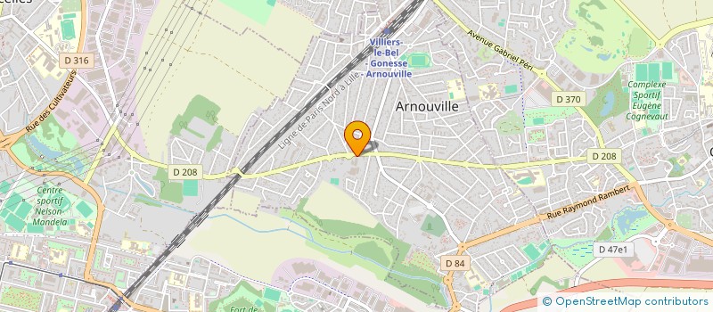 localisation de l'entreprise MADAME AUDREY BESNARD  ARNOUVILLE