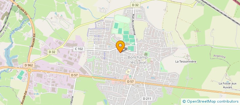 localisation de l'entreprise MADAME AUDREY BEUCHER à BONCHAMP-LES-LAVAL